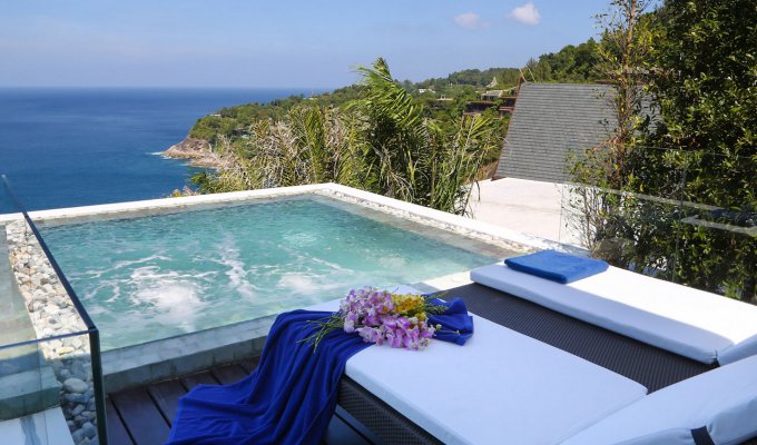 Seaview Phuket Kamala Beach luxury villa rental with staff & chef SHA+