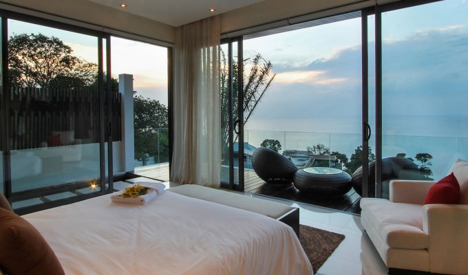 Seaview Phuket Kamala Beach luxury villa rental with staff & chef SHA+