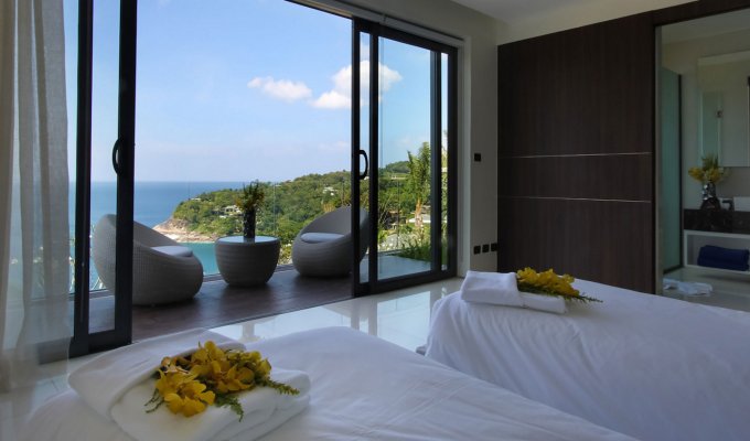 Seaview Phuket Kamala Beach luxury villa rental with staff & chef SHA+