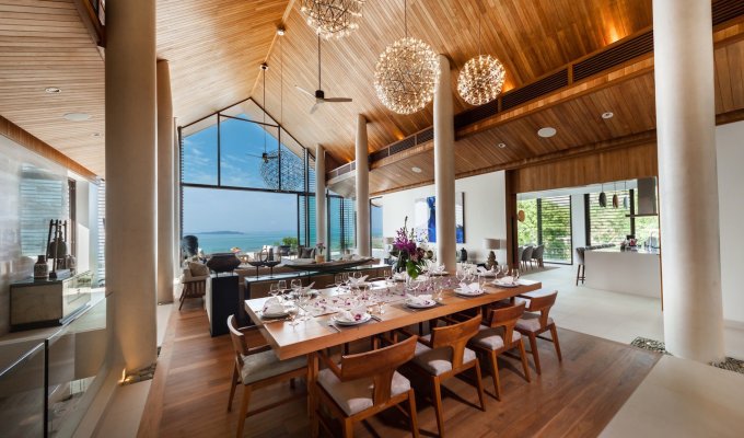 Seaview Phuket luxury villa rental with staff & chef SHA+ in Cape Yamu