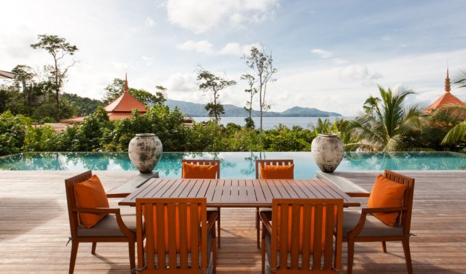 Seaview Phuket Bang Tao Beach luxury villa rental with staff & chef SHA+