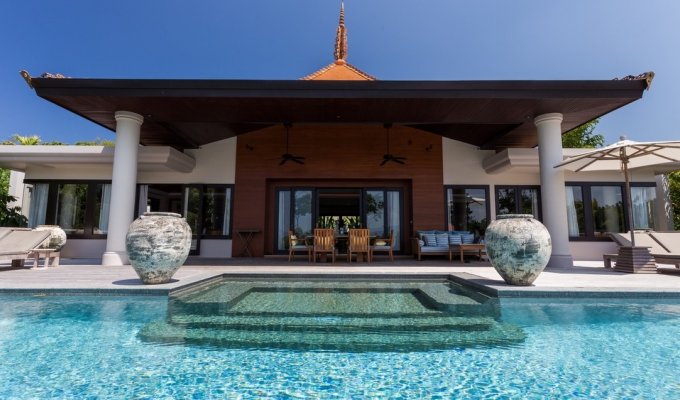 Seaview Phuket Bang Tao Beach luxury villa rental with staff & chef SHA+