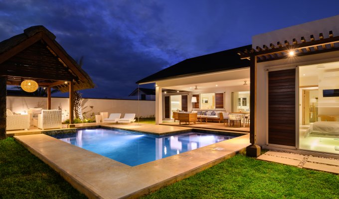 Mauritius villa rentals Grand Bay private pool and private beach access