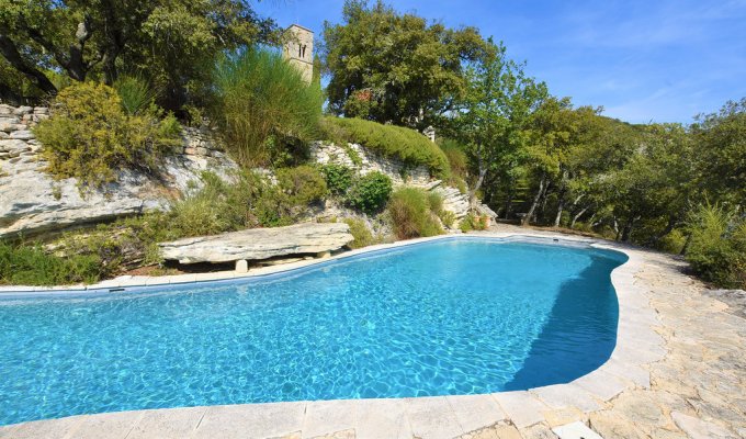 Luxury Mas Bonnieux Luberon Private swimming pool spa and sauna