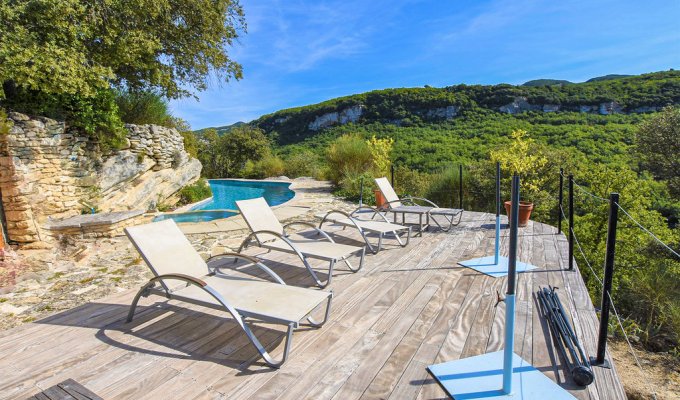 Luxury Mas Bonnieux Luberon Private swimming pool spa and sauna