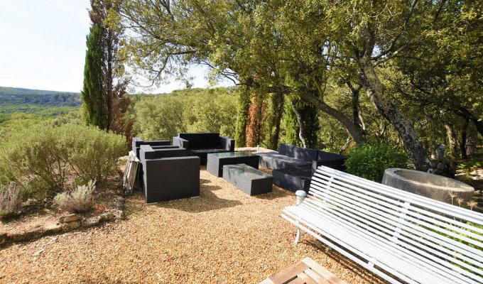 Luxury Mas Bonnieux Luberon Private swimming pool spa and sauna