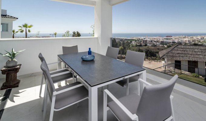 32 sqm terrace with sea views