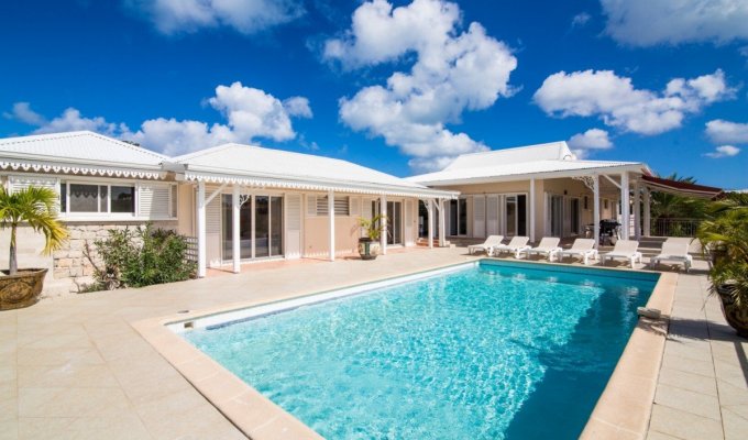 Saint-Martin Terres Basses Villa Vacation Rentals  with private pool close to Plum Bay Beach