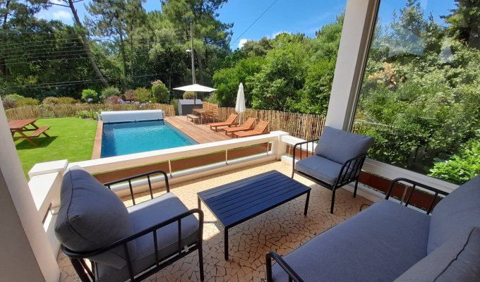 Arcachon villa rental pool