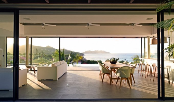 St Barths St Jean Seafront Luxury Villa Rentals private Pool