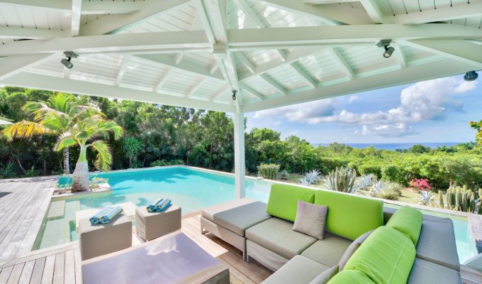 St Martin Terres Basses Villa rentals private pool close to beaches