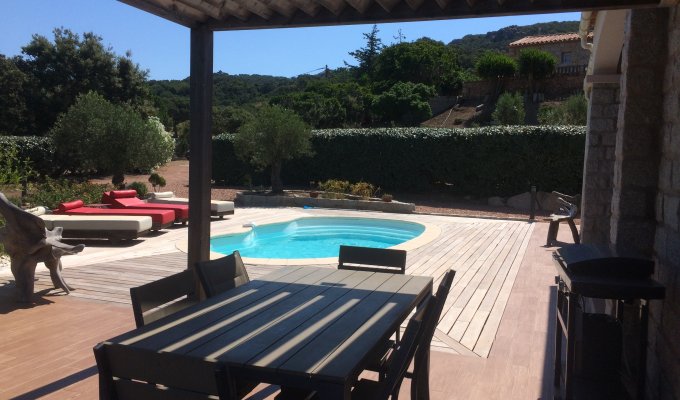 Corsica villa rental ith pool Figari