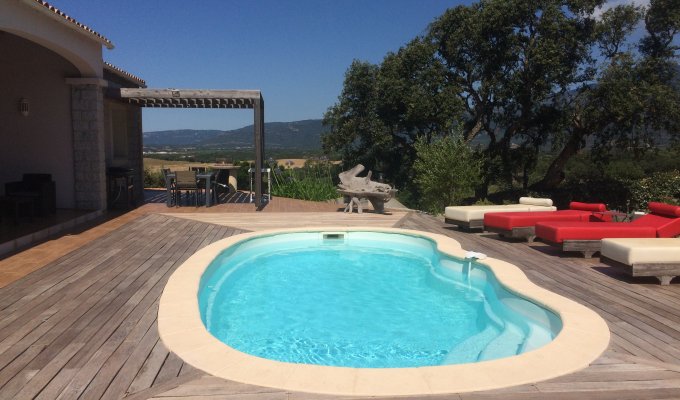 Corsica villa rental ith pool Figari