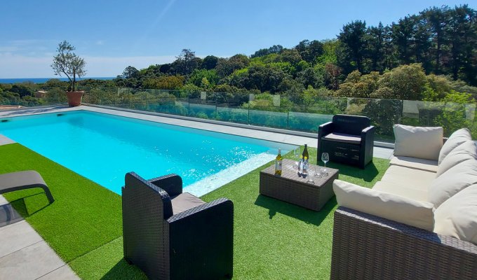 Corsica villa rental private pool