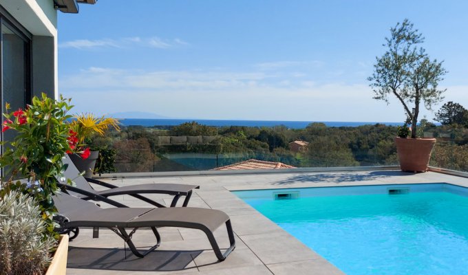 Corsica villa rental private pool