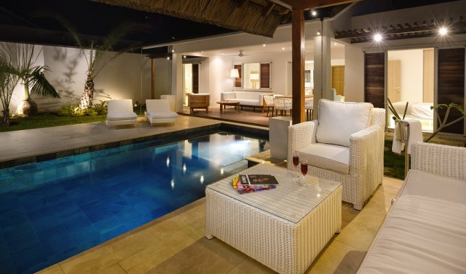 Mauritius villa rentals Grand Bay private pool and private beach access