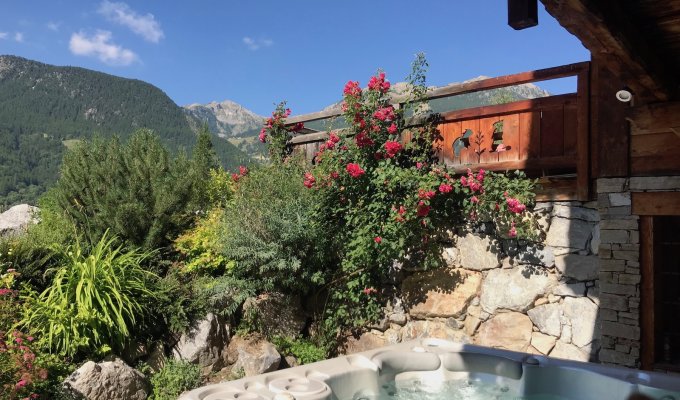 Serre Chevalier Luxury Chalet Rentals ski slopes with spa sauna and concierge services