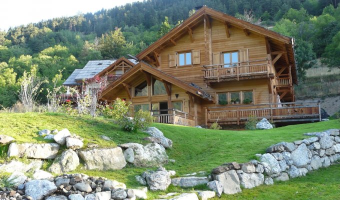 Serre Chevalier Luxury Chalet Rentals ski slopes with spa sauna and concierge services