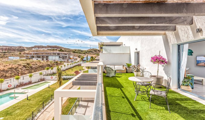 Balcony with open views