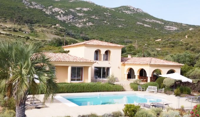 Calvi Corsica villa rental with private pool