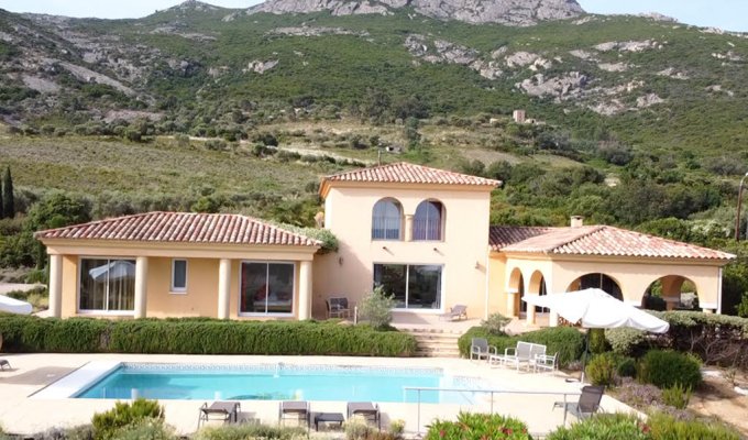 Calvi Corsica villa rental with private pool