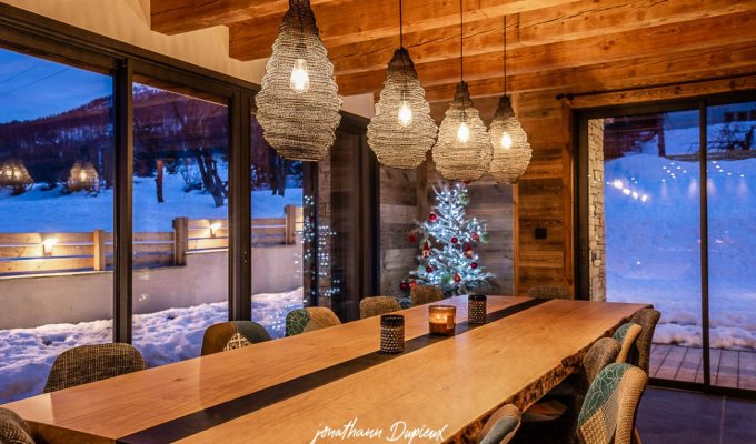 Serre Chevalier Luxury Chalet Rental near the slopes with spa, sauna, hammam and concierge service