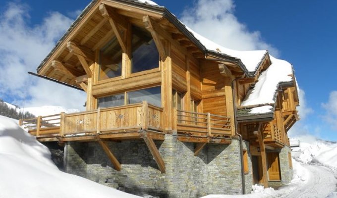 Vars Luxury Chalet rental near the slopes with heated swimming pool