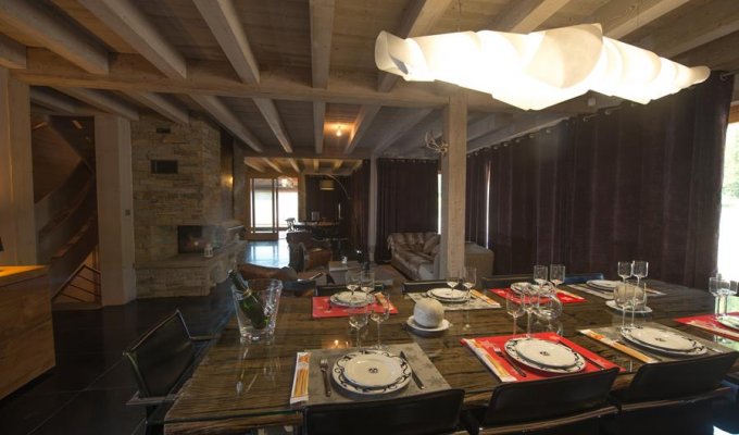 Vars Luxury Chalet rental near the slopes with heated swimming pool