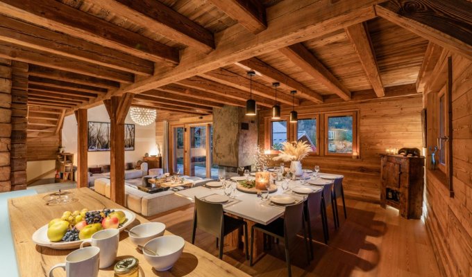 Serre Chevalier Luxury Chalet Rental near the slopes with indoor swimming pool sauna and concierge services