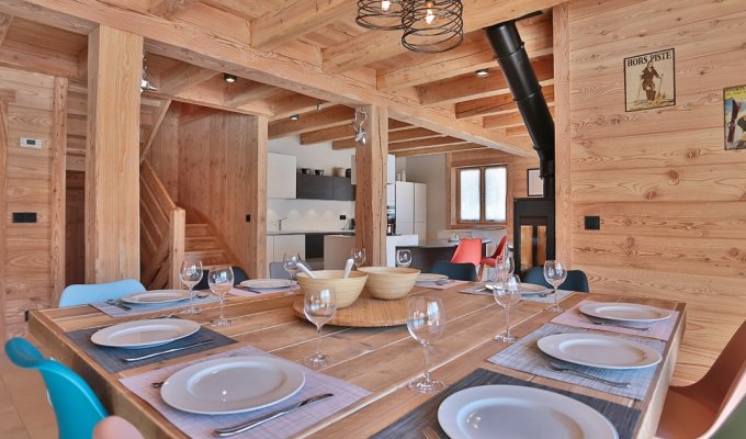 Serre Chevalier Luxury Chalet Rental near the slopes with spa sauna and concierge services