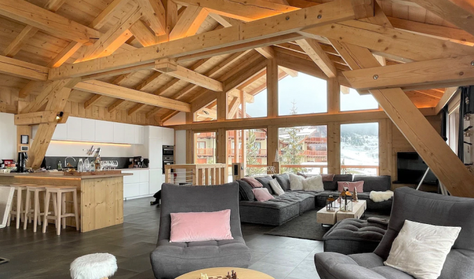 Luxury Chalet Rental Montgenèvre Foot of the slopes Southern Alps sauna