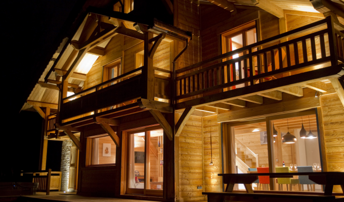 Serre Chevalier Luxury Chalet Rental near the slopes with spa and concierge service