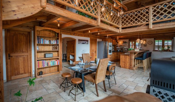Serre Chevalier Luxury Chalet Rental near the slopes with Nordic bath