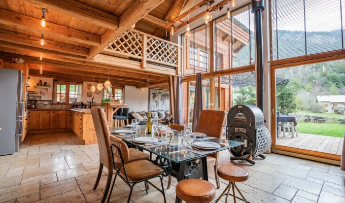 Serre Chevalier Luxury Chalet Rental near the slopes with Nordic bath