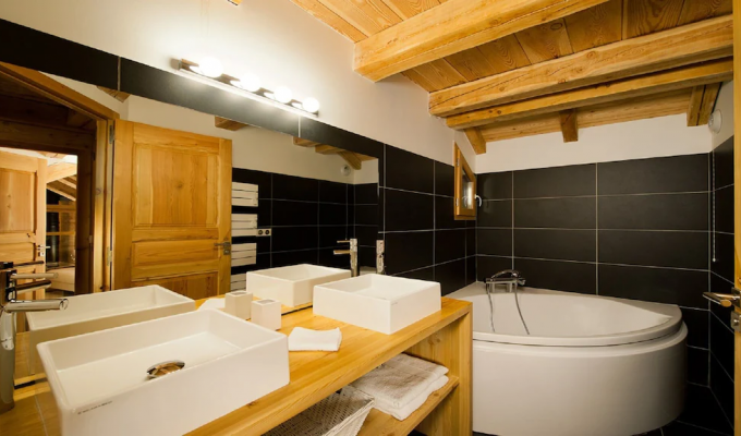 Serre Chevalier Luxury Chalet Rental near the slopes sauna and concierge services