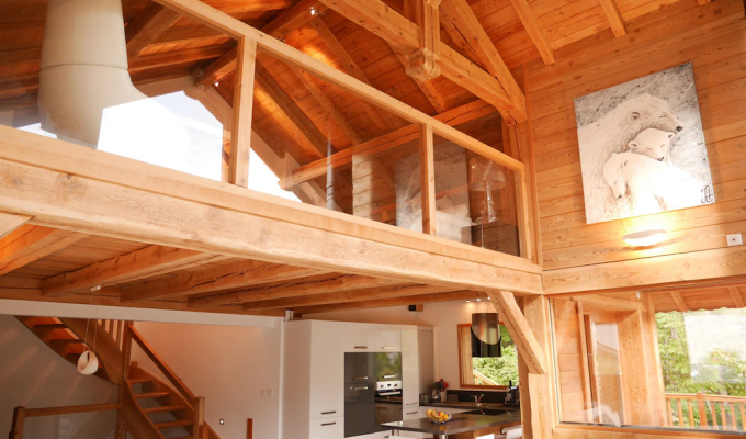 Serre Chevalier Luxury Chalet Rental near the slopes sauna and concierge services