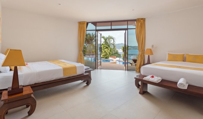 Phuket villa rental with private pool, staff and amazing seaview in Patong