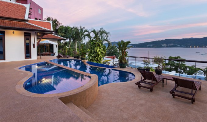 Phuket villa rental with private pool, staff and amazing seaview in Patong