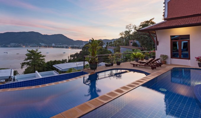 Phuket villa rental with private pool, staff and amazing seaview in Patong