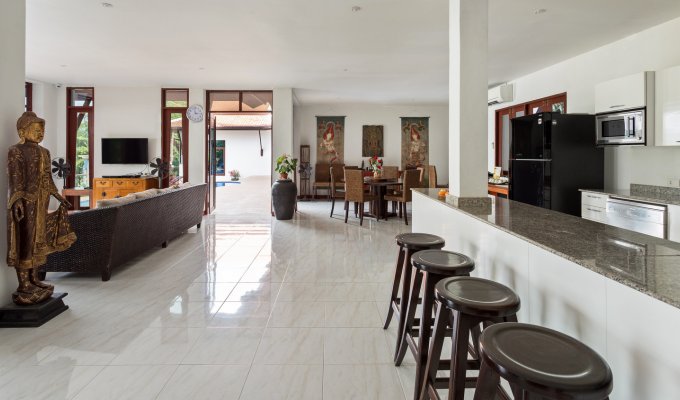 Phuket villa rental with private pool, staff and amazing seaview in Patong