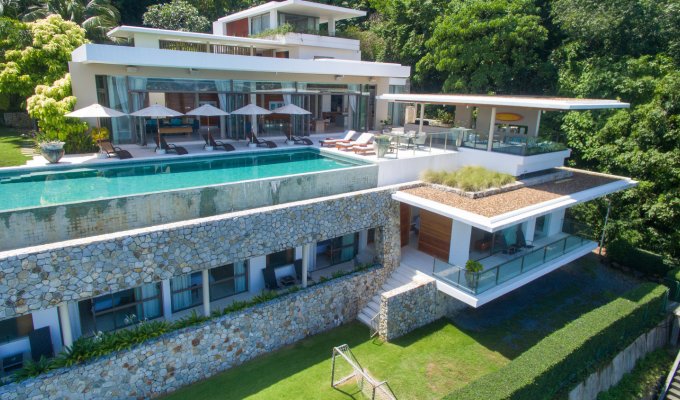 Phuket villa rental with private pool, staff and amazing oceanview in Cape Panwa