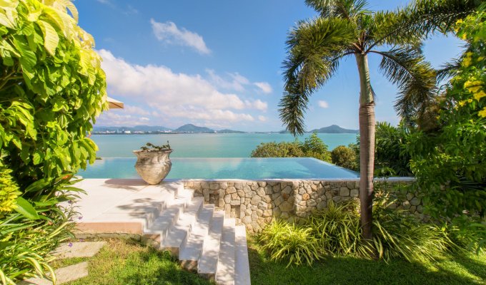 Phuket villa rental with private pool, staff and amazing oceanview in Cape Panwa