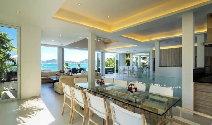 Beachfront Phuket villa rental with private pool and direct access to Cape Panwa beach