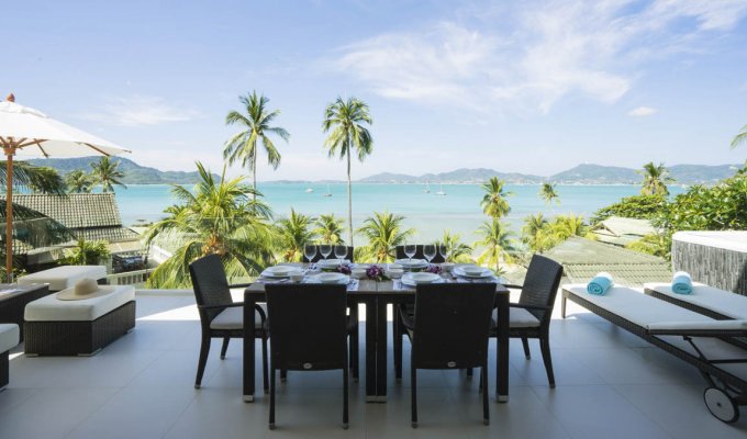 Beachfront Phuket villa rental with private pool and direct access to Cape Panwa beach
