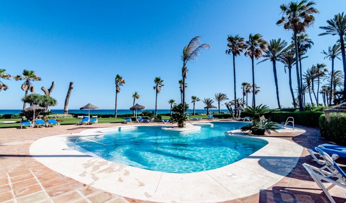 Heated communal pool