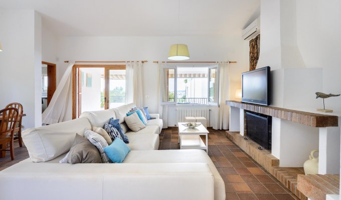 Seaview 4-bedroom luxury Ibiza villa rental with private pool - Can Pep Simo - Playa De Talamanca