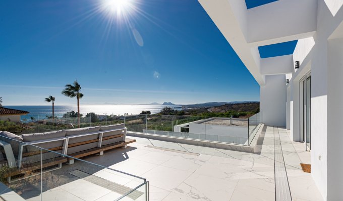 Terrace overlooking Gibraltar