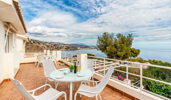 Terrace overlooking the sea