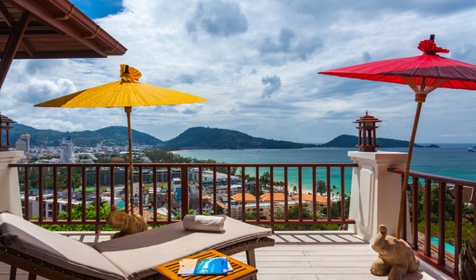 Phuket villa vacation rental Patong Beach private pool Shuttle for beach and city