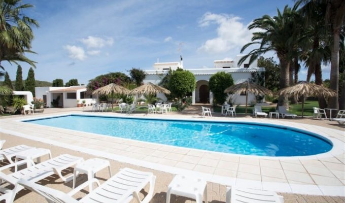 Luxury villa rental near Ibiza centre 11 persons private swimming pool in San Rafael